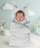 Gigoteuse d'Emmaillotage 2-en-1 Sablé en Gaze de Coton : Le Confort Personnalisé