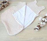 Turbulette Gaze de Coton Sablé TOG 0 (0-6 mois). Idéale nuits chaudes d'été