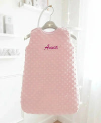 Gigoteuse Minky Rose Pâle Classique (0-6 Mois)