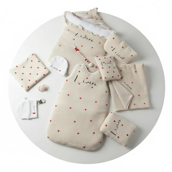 trés grand coffret complet bébé pour une naissance personnalisé