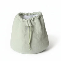 photo intérieur du sac a dos maternelle vert sauge