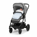 Nid d'Ange Cosy Bleu Clair en Gaze de Coton Personnalisé