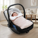 Nid d'Ange Cosy minky et polaire en couleur ieux rose Personnalisé - 60 x 40 cm