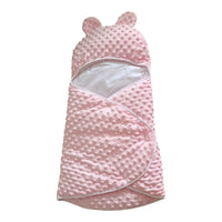 nid d'ange emmaillotage rose minky