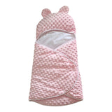 nid d'ange emmaillotage rose minky