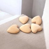 Perle Bois Forme Cœur 20 mm