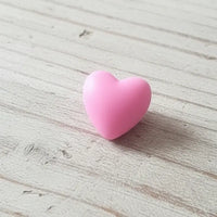 Perle Cœur Silicone 20 mm (10+ Couleurs)