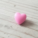 Perle Cœur Silicone 20 mm (10+ Couleurs)