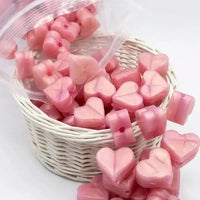 perle coeur silicone rose nacré confection fournisseur attache tetine 