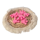 perle en silicone de couleur rose 
