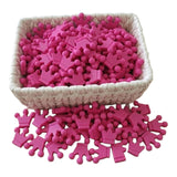 perle couronne silicone fushia