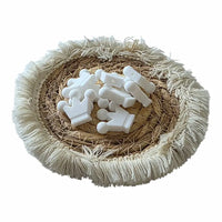 perle couronne en silicone blanche 