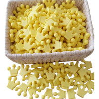 perle couronne silicone jaune clair