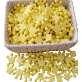 perle couronne silicone jaune clair