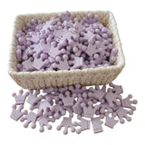 perle couronne silicone lilas
