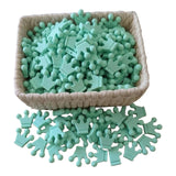perle couronne silicone menthe