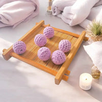 perle en crochet en 20mm couleur lilas pour création DIY d'attache tétine, hochet sensoriel et collier de dentition. 🧶