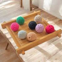 perle crochet en 20 mm pour confection attache tétine hochet et collier 