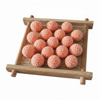 perle-crochet saumon en 16mm