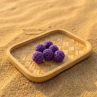 perle crochet violet 16 mm fournisseur perle attache tetine