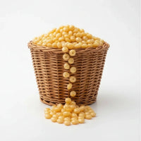 Perle de séparation lentille 12 mm or clair en silicone sans BPA. Idéale pour créer vos attaches tétines, hochets et bijoux de dentition sécurisés. Design luxueux