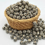 perle leopard jaune 15mm ronde silicone  pour confection attache tetine fournisseur