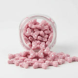 perle en silicone forme minnie de couleur vieux rose pour activité diy