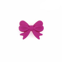 perle noeud en silicone blanc pour confection attache tetine et anneau dentition