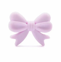 perle noeud en silicone lilas pour confection attache tetine et anneau dentition