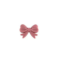 perle noeud en silicone rose the pour confection attache tetine et anneau dentition