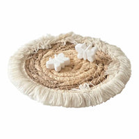 perle en silicone papillon de couleur blanc pour confection attache tetine