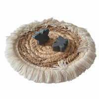 perle en silicone gris anthracite pour confection attache tetine
