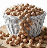 perle en bois hetre 12mm ronde 