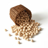 perle ronde en silicone 12 mm beige nude 