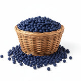 perle en silicne de couleur bleu nuit en 12 mm pour création attache tetine diy