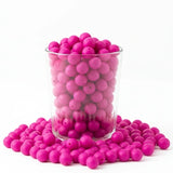 découvrez nos perles ronde en silicone 12 mm de couleur fushia