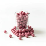 cette perle ronde en silicone 12 mm rose thé pour création attache tétine 