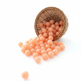 perle ronde corail paillette silicone pour confection attache tétine 