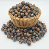 perle silicone 15mm bleu petrol orange 