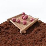 perle hexagonal silicone 14mm terracotta pour création attache tétine clip et anneau dentition