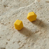 Hexagonale, jaune 17mm, Grand Format, Création Bébé Luxe