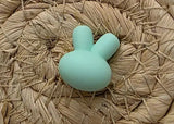perle en silicone lapin de couleur menthe