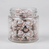 perle en silicone en forme de noeud de couleur taupe pour création diy