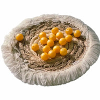 perle en silicone or clair de 12 mm pour création attache tétine et hochet