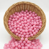 perle silicone ronde 12mm rose paillette pour confection attache tétine 