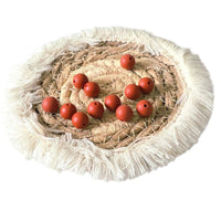 perle en silicone ronde 12 mm de couleur rouille