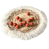perle en silicone ronde 12 mm de couleur rouille