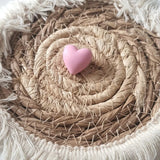 perle en silicone rose clair pour attache tétine 