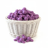 perle en sillicone minnie ou mickey violet en 20 mm