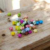 perle en silicone étoile de 12 mm